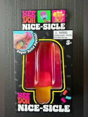 NeeDoh Nice-Sicle Popsicle Squishy Toy - Pink